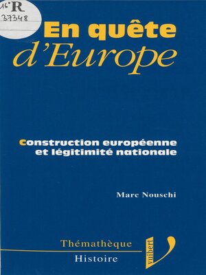 cover image of En quête d'Europe